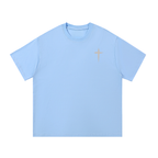 Rooted Topographic Mountain Men’s Tee | Minimal Christian Outdoor Shirt