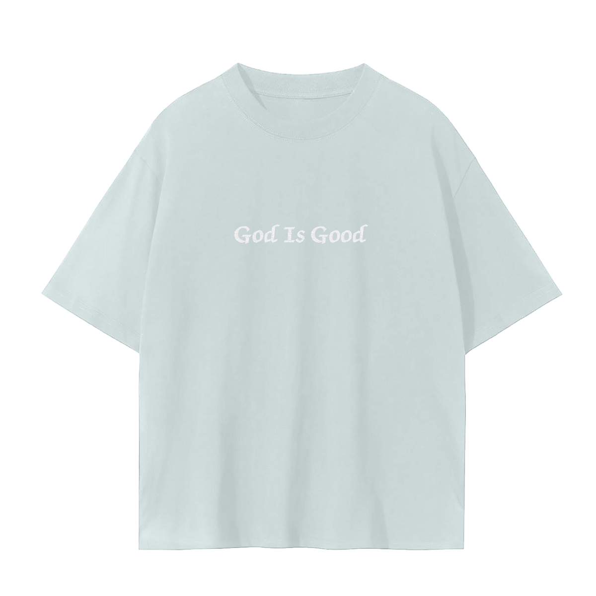 God Is Good All the Time Embroidered Tee | Rooted & Co. Apparel