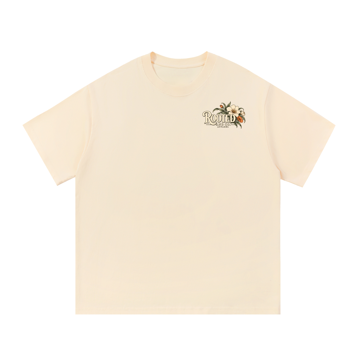 Rooted in Christ | Vintage Floral Christian Tee