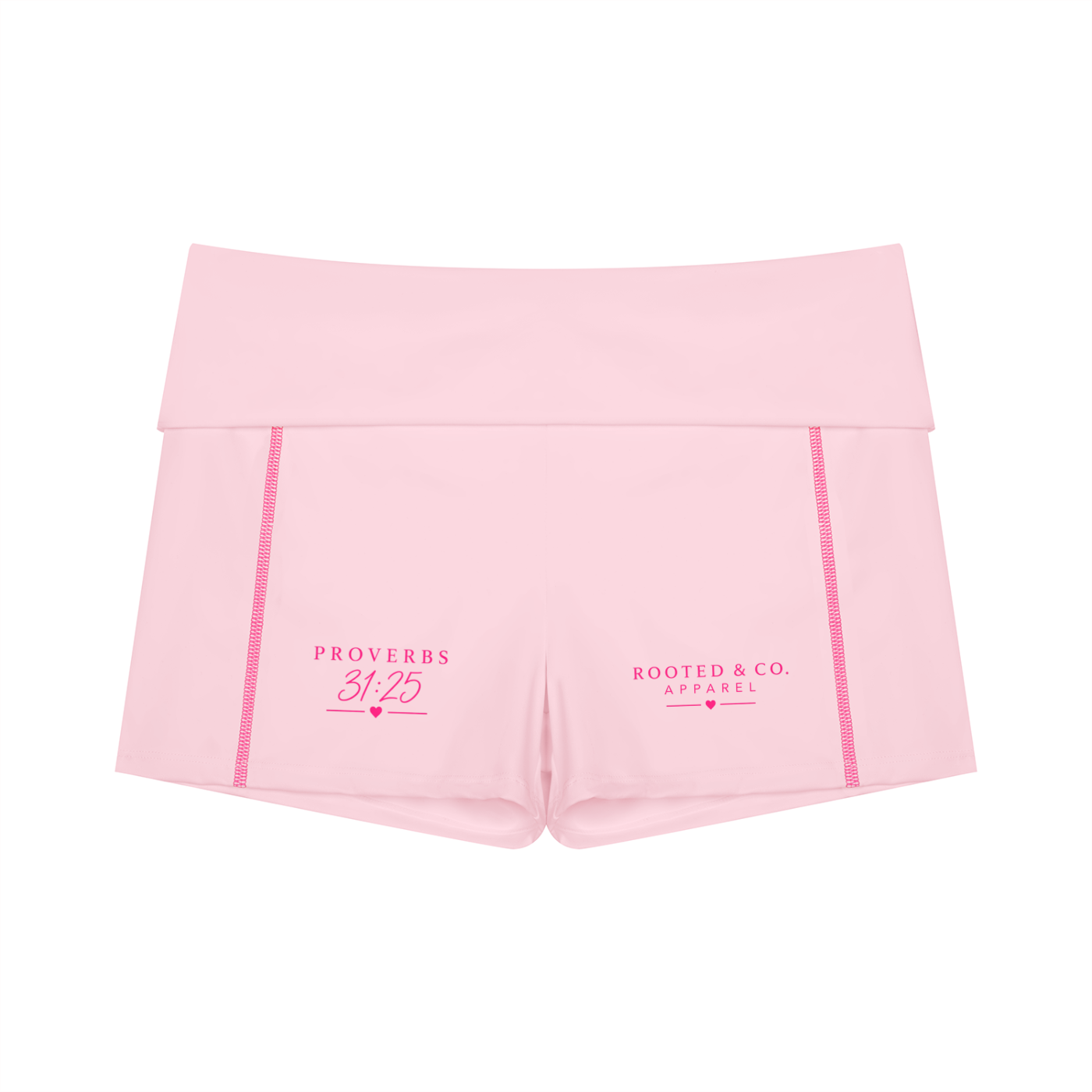 Strength & Dignity Biker Shorts | Proverbs 31:25 Christian Activewear