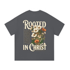 Rooted in Christ | Vintage Floral Christian Tee