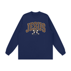 Jesus Leopard Bow Women’s Long Sleeve | Rooted & Co.