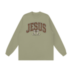 Jesus Leopard Bow Women’s Long Sleeve | Rooted & Co.