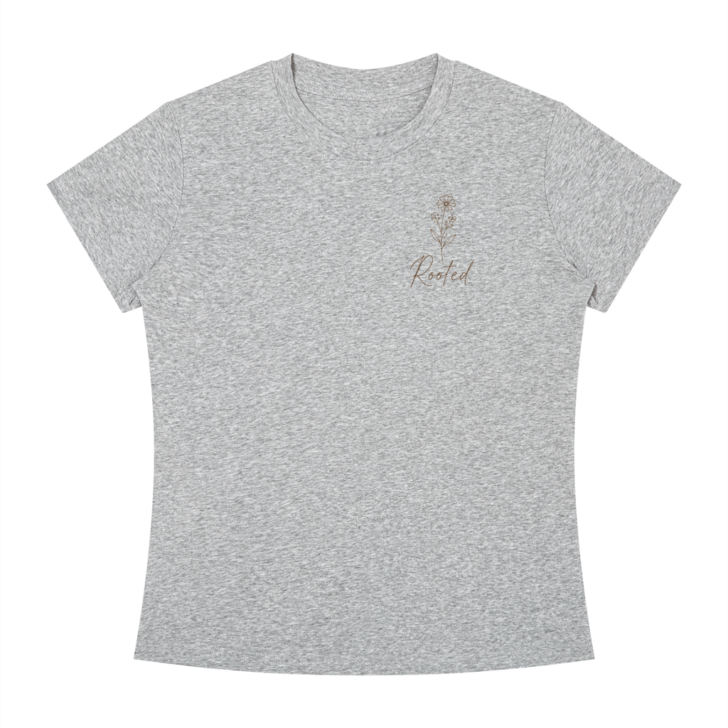 Rooted in Love Women's Floral Heart Tee – 1 Corinthians 13