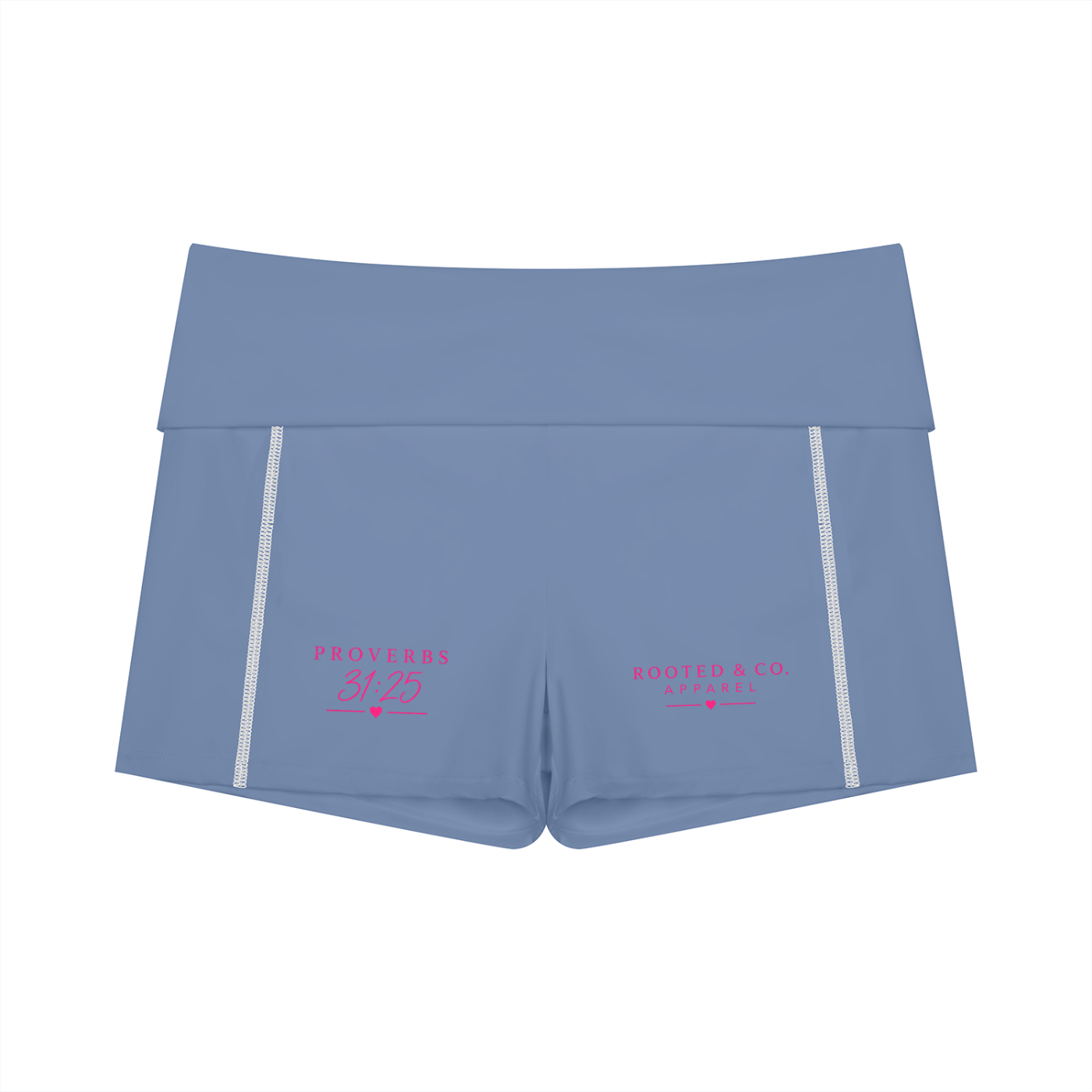 Strength & Dignity Biker Shorts | Proverbs 31:25 Christian Activewear