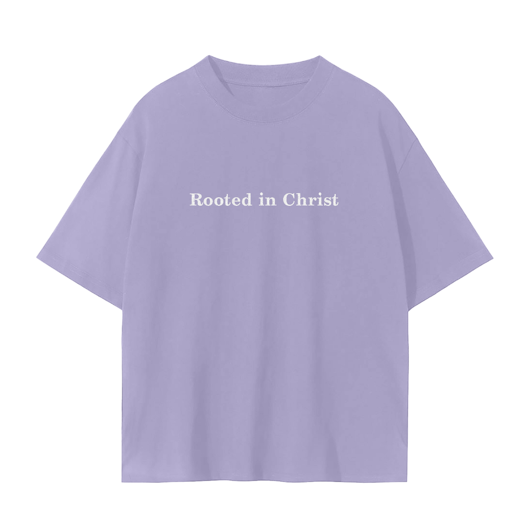 Rooted in Christ Embroidered Tee | Rooted & Co. Apparel