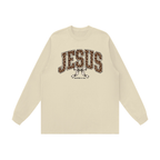 Jesus Leopard Bow Women’s Long Sleeve | Rooted & Co.