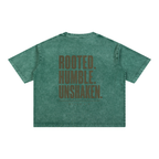 Rooted. Humble. Unshaken. Men’s Tee | Micah 6:8 Christian Shirt