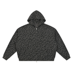 Rooted in Christ Leopard Zip Hoodie