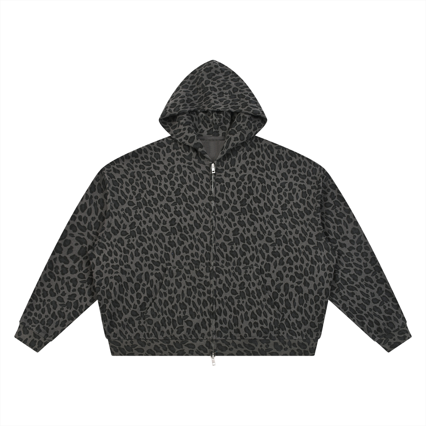 Rooted in Christ Leopard Zip Hoodie