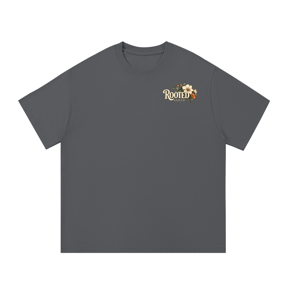 Rooted in Christ | Vintage Floral Christian Tee