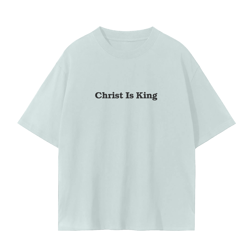 Christ Is King Embroidered Tee | Rooted & Co. Apparel