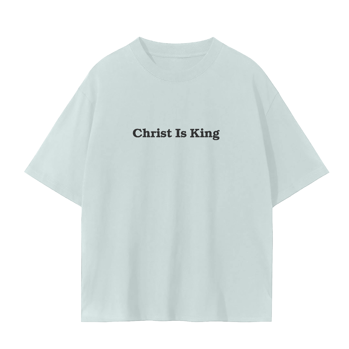 Christ Is King Embroidered Tee | Rooted & Co. Apparel