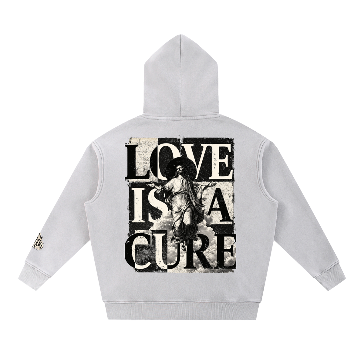 Love Is a Cure | Men's Vintage Christian Hoodie