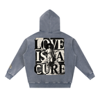 Love Is a Cure | Men's Vintage Christian Hoodie