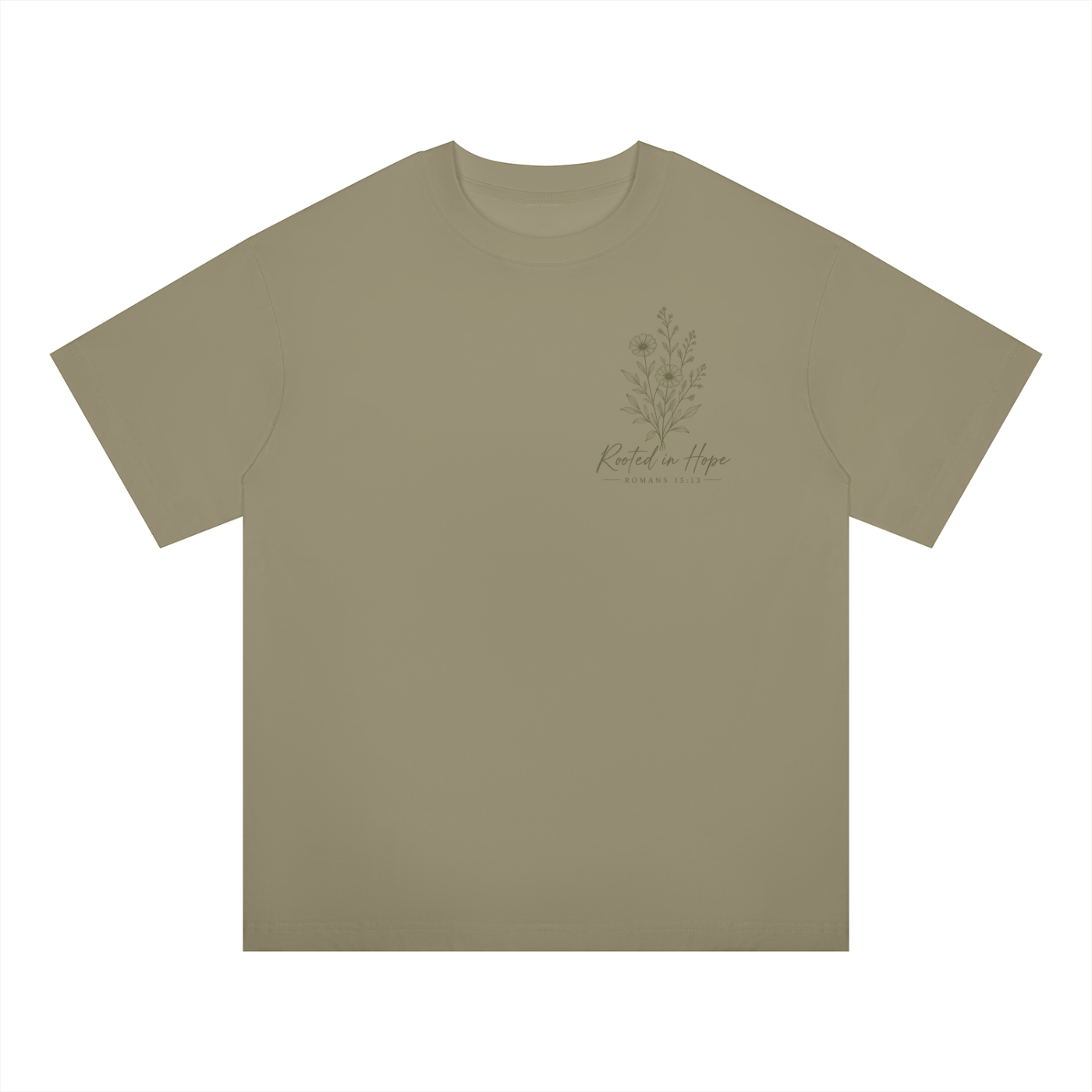 Rooted in Hope Women's Wildflower Tee – Romans 15:13