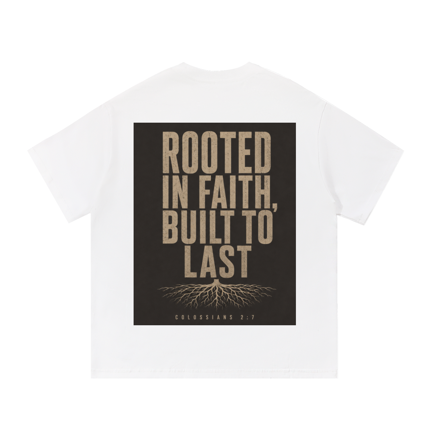 Rooted in Faith, Built to Last Men's Tee