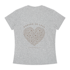 Rooted in Love Women's Floral Heart Tee – 1 Corinthians 13
