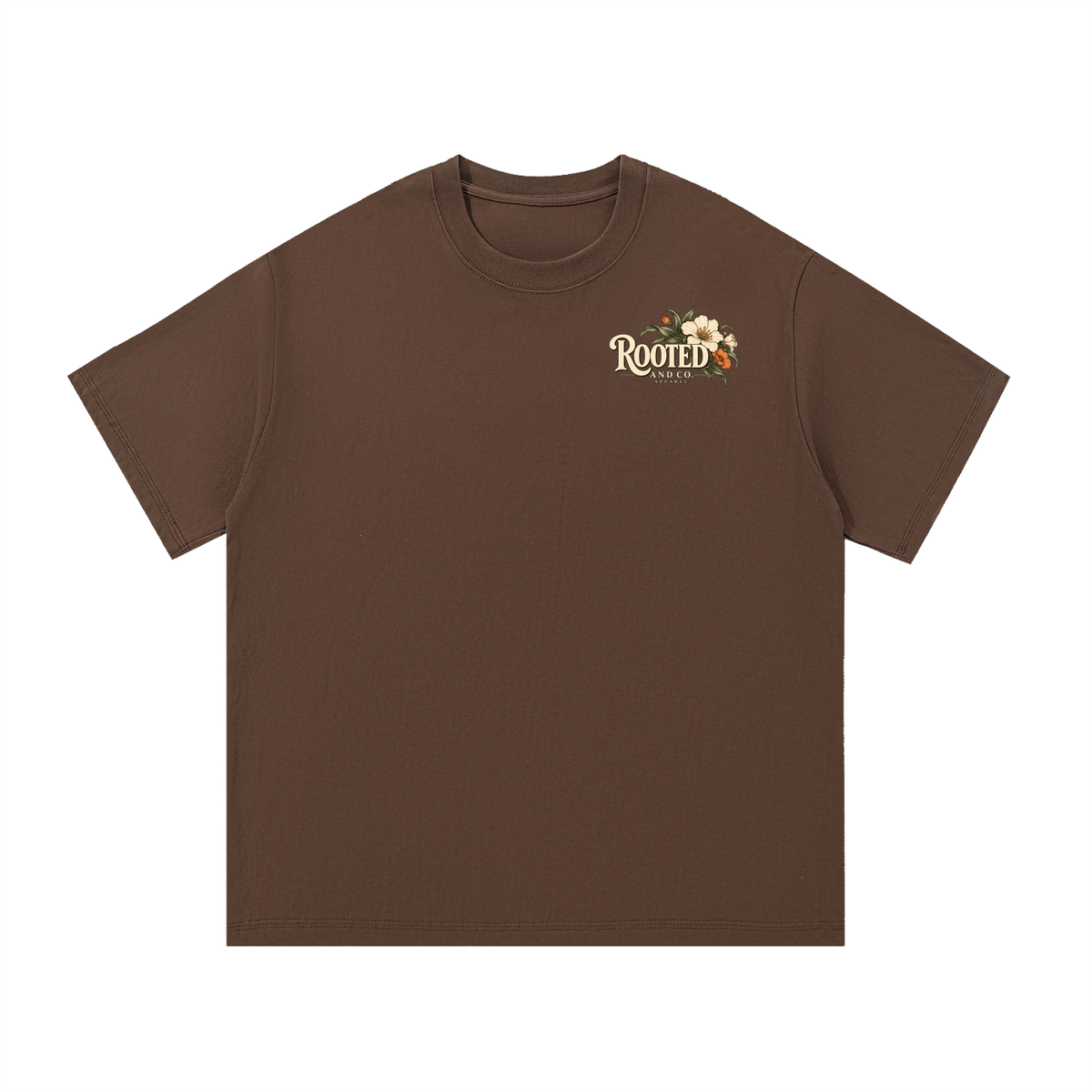 Rooted in Christ | Vintage Floral Christian Tee