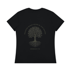 Stay Rooted Women's Botanical Tee – Jeremiah 17:8