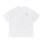Rooted Topographic Mountain Men’s Tee | Minimal Christian Outdoor Shirt