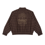 Rooted in Him Plaid Jacket | Christian Unisex Zip-Up Jacket