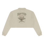 Rooted in Grace Cropped Collared Sweater | Lamentations 3:22–23