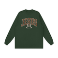 Jesus Leopard Bow Women’s Long Sleeve | Rooted & Co.