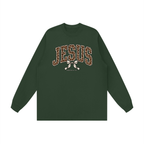 Jesus Leopard Bow Women’s Long Sleeve | Rooted & Co.