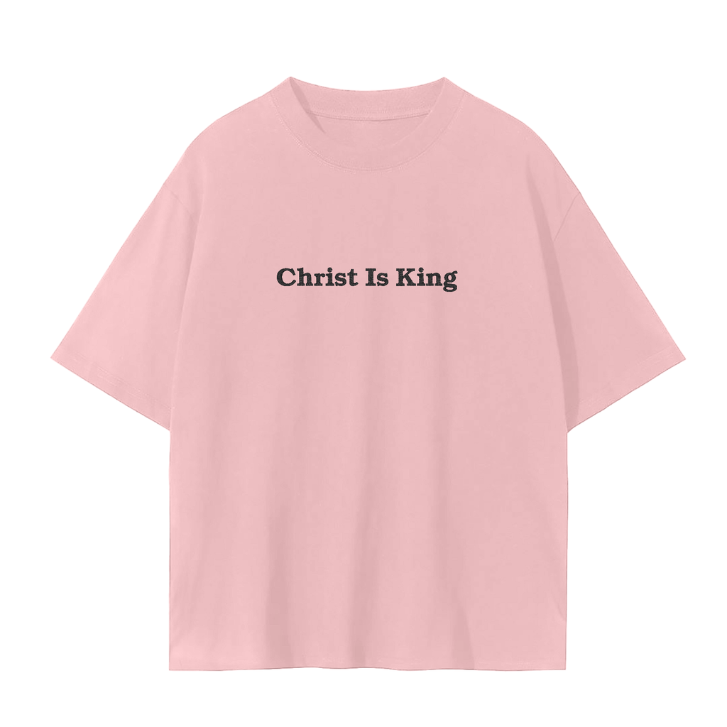Christ Is King Embroidered Tee | Rooted & Co. Apparel