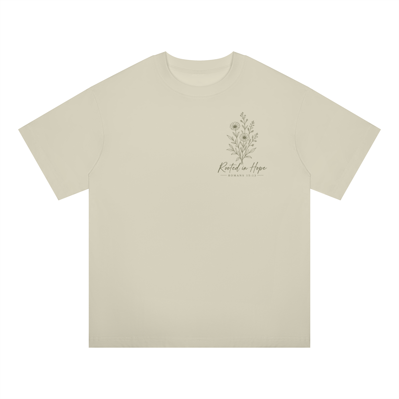 Rooted in Hope Women's Wildflower Tee – Romans 15:13