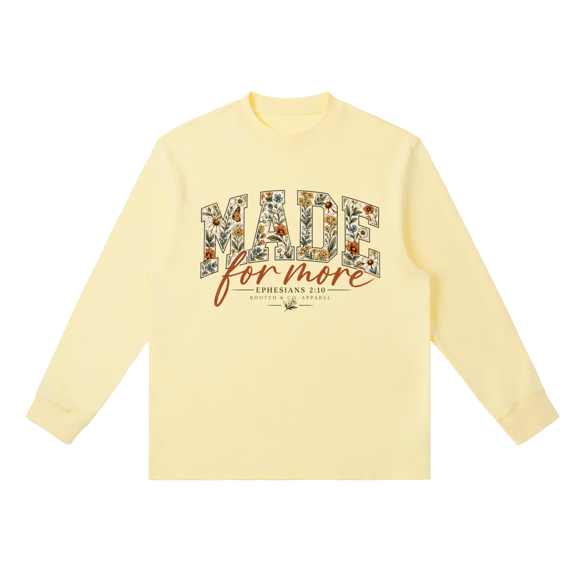 Made for More | Vintage Floral Christian Tee