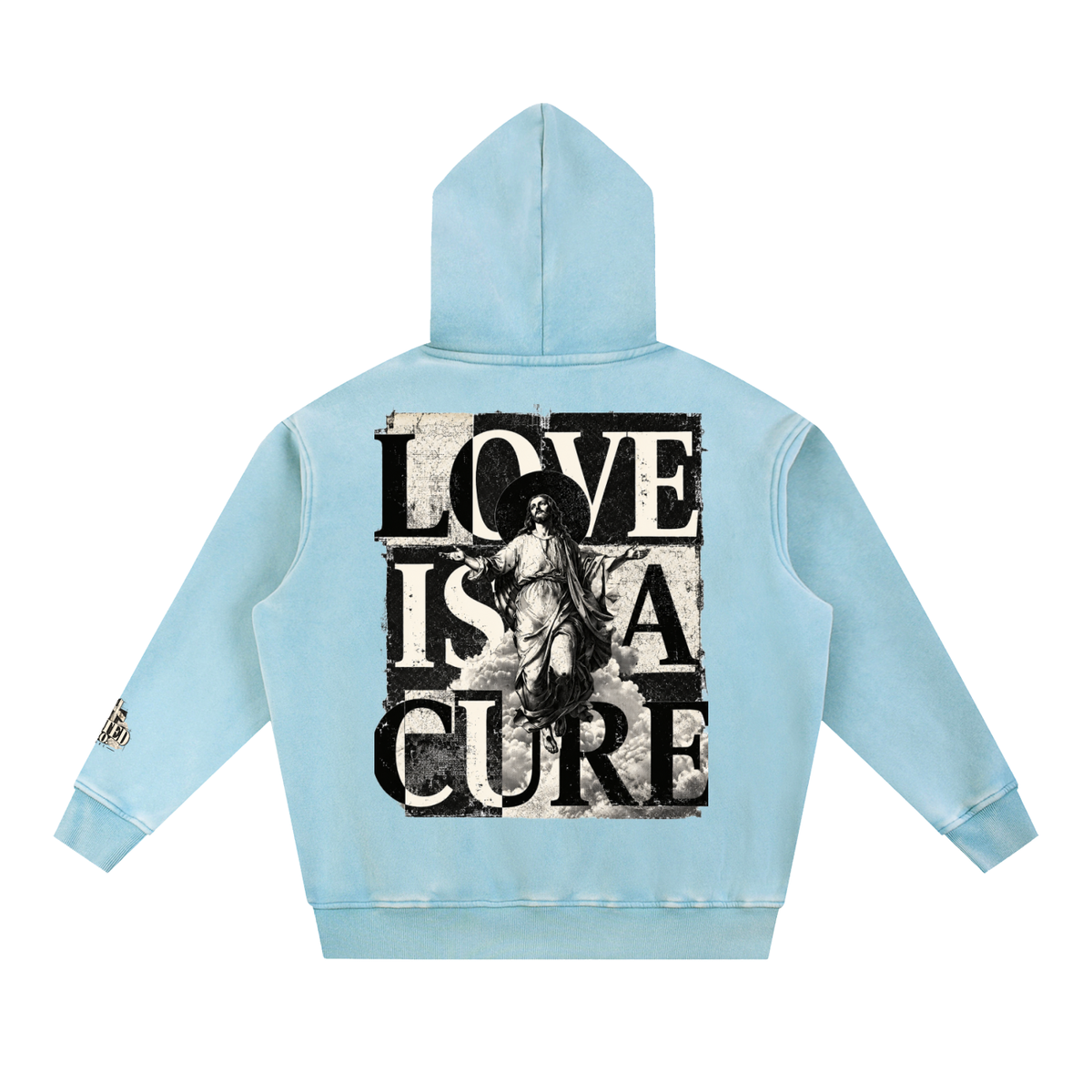 Love Is a Cure | Men's Vintage Christian Hoodie