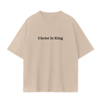 Christ Is King Embroidered Tee | Rooted & Co. Apparel