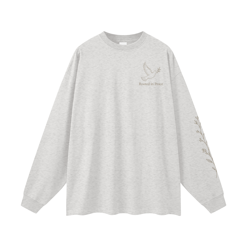 Rooted in Peace Women’s Long Sleeve Tee | Christian Dove Tee
