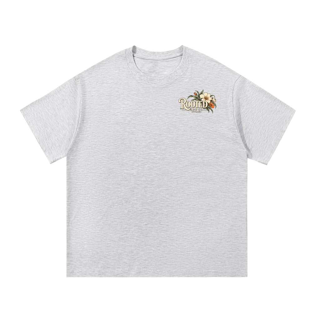 Rooted in Christ | Vintage Floral Christian Tee