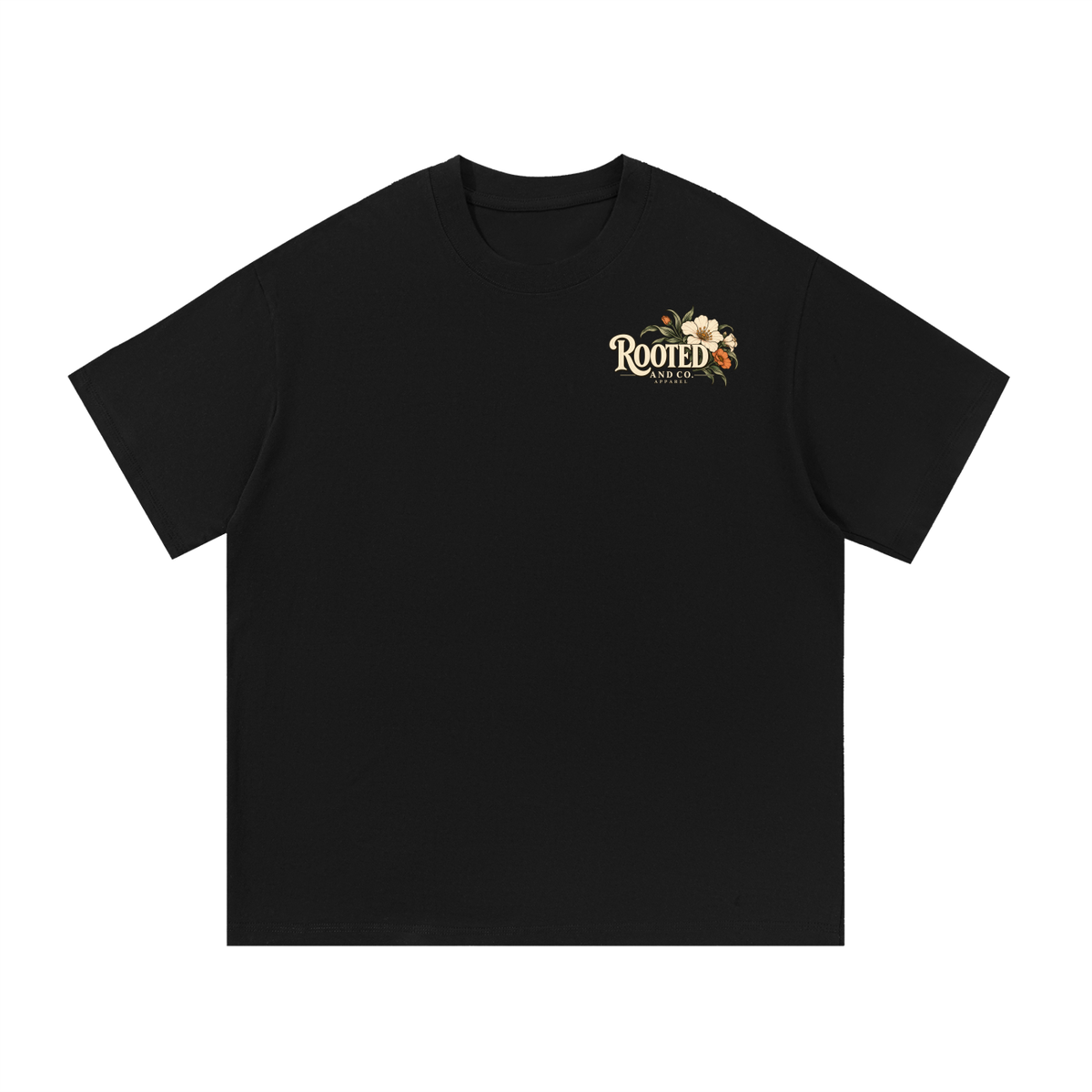 Rooted in Christ | Vintage Floral Christian Tee
