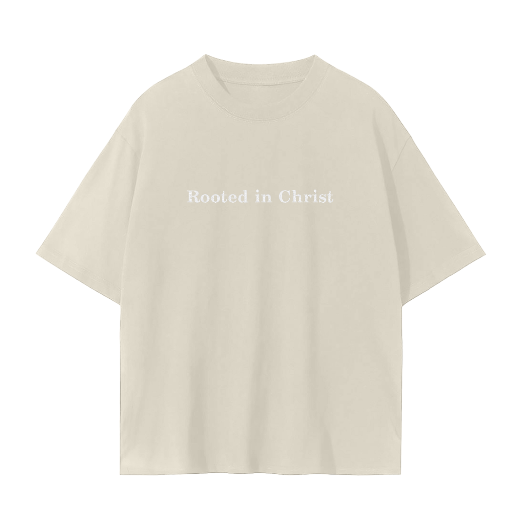 Rooted in Christ Embroidered Tee | Rooted & Co. Apparel