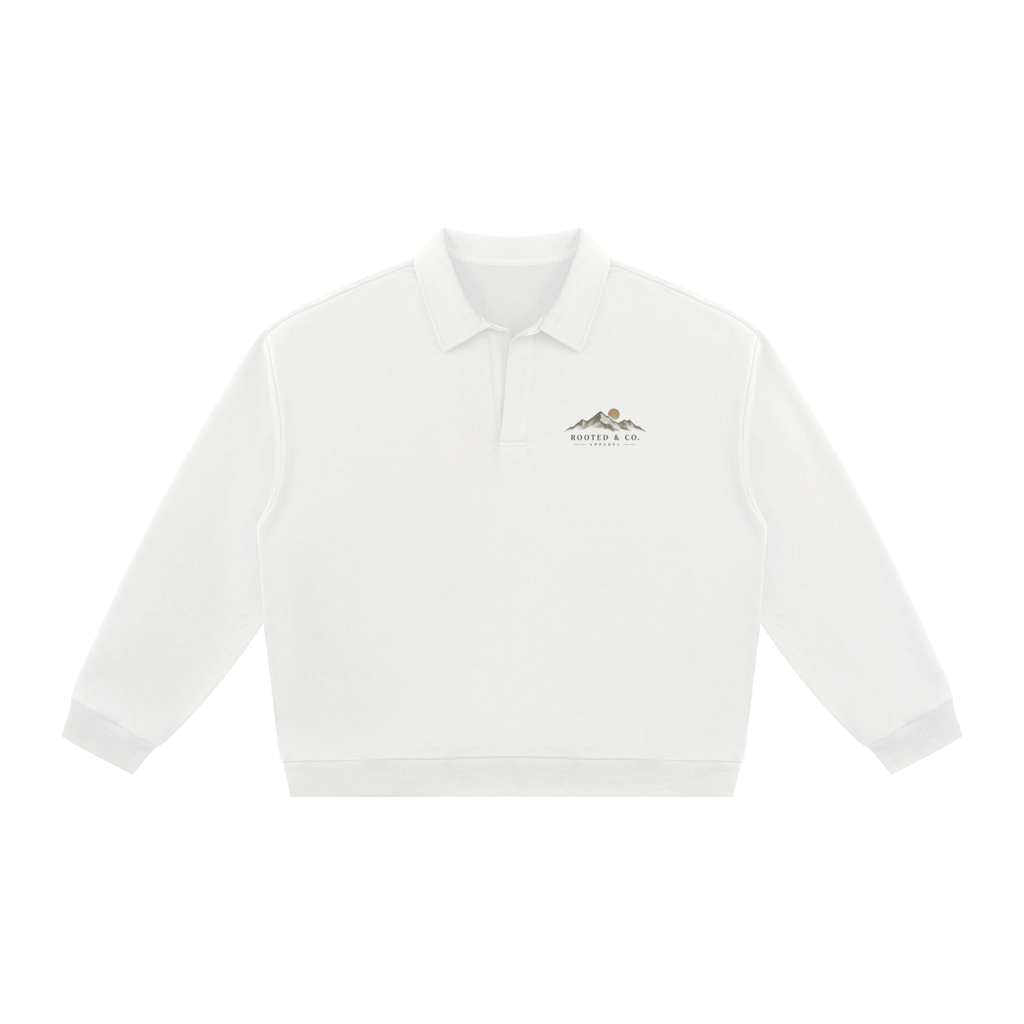 Built on the Rock Collared Sweater | Matthew 7:24