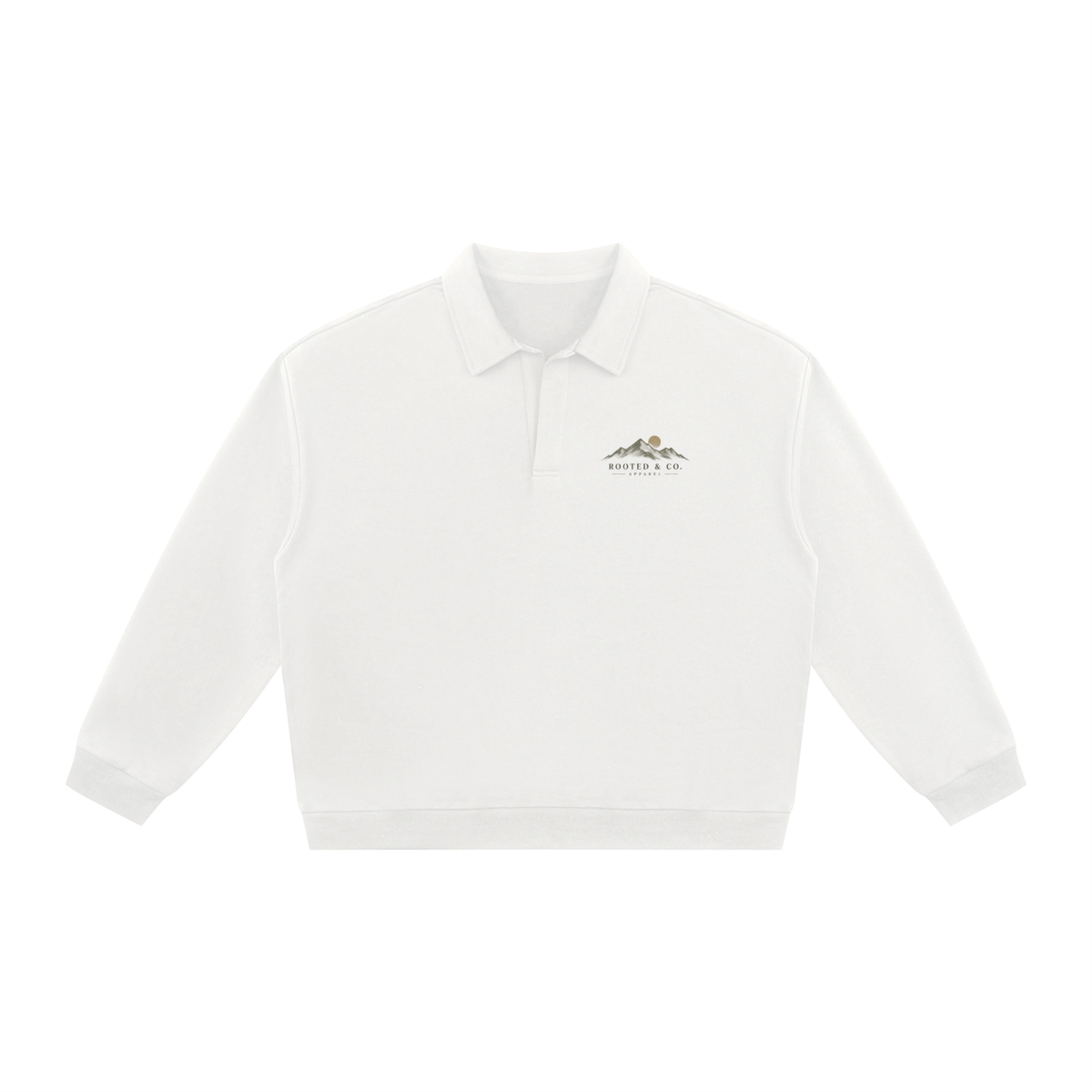 Built on the Rock Collared Sweater | Matthew 7:24