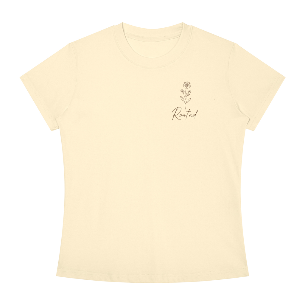 Rooted in Love Women's Floral Heart Tee – 1 Corinthians 13