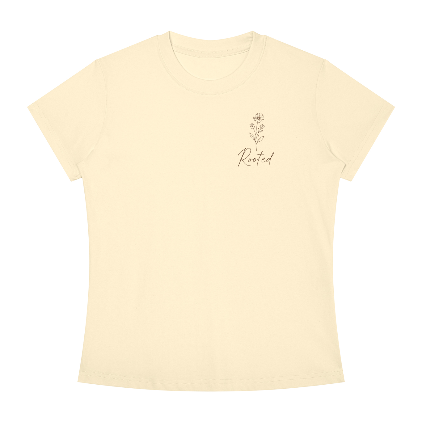 Rooted in Love Women's Floral Heart Tee – 1 Corinthians 13
