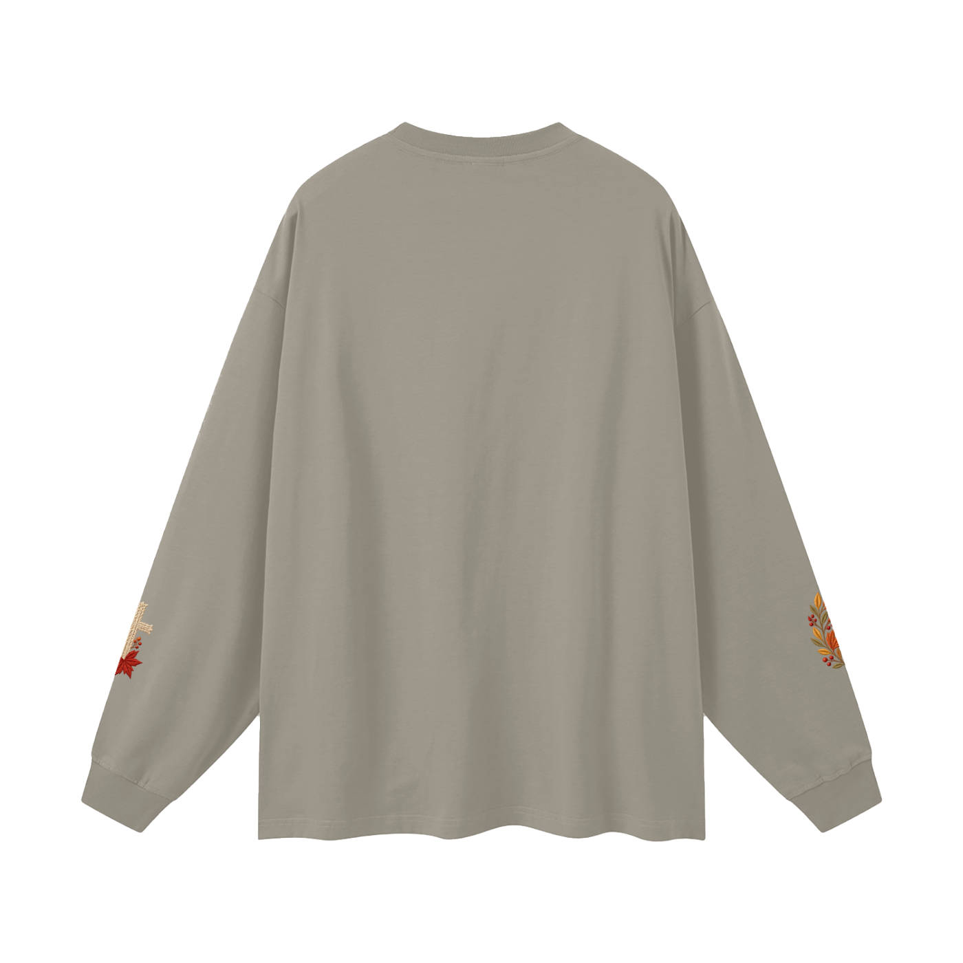 Fall for Jesus — He Never Leaves | Women’s Christian Fall Sweatshirt
