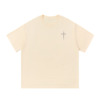 Rooted Topographic Mountain Men’s Tee | Minimal Christian Outdoor Shirt