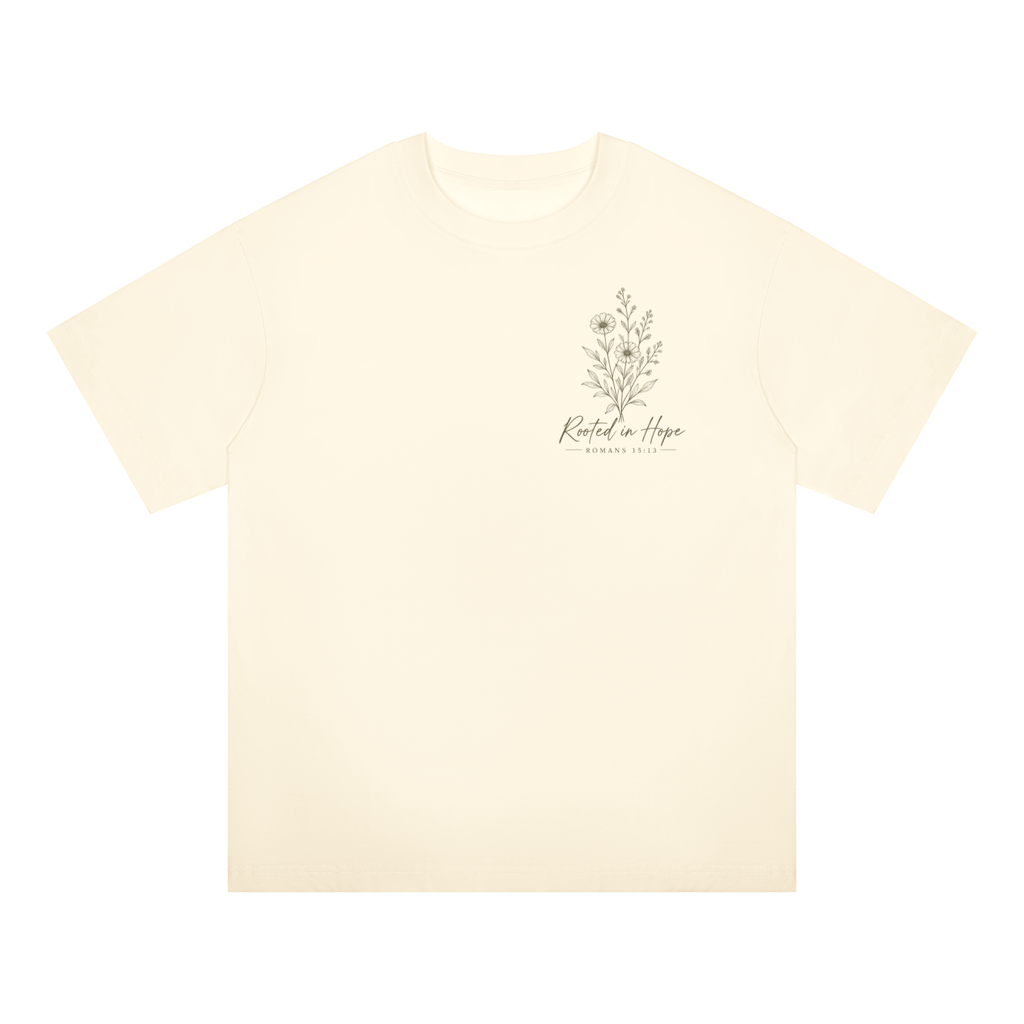 Rooted in Hope Women's Wildflower Tee – Romans 15:13