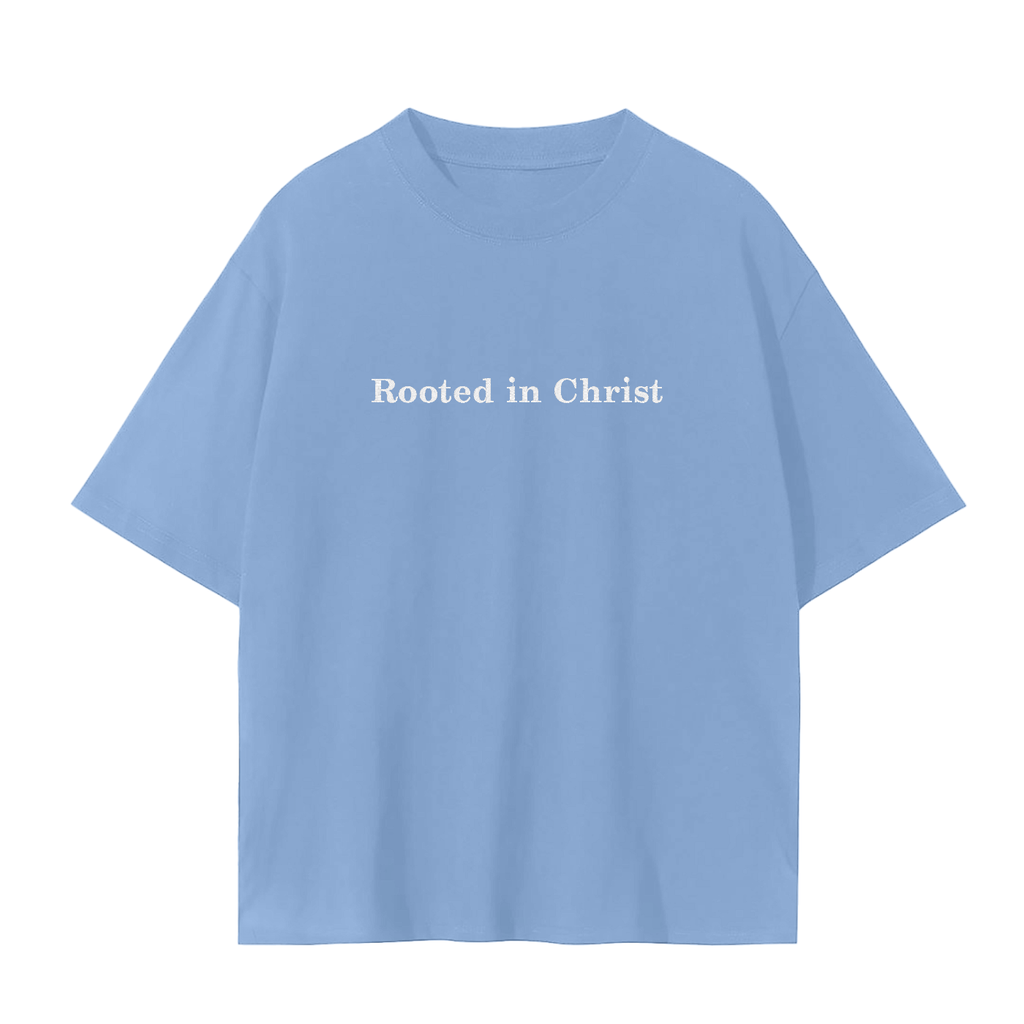 Rooted in Christ Embroidered Tee | Rooted & Co. Apparel
