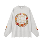 Fall for Jesus — He Never Leaves | Women’s Christian Fall Sweatshirt