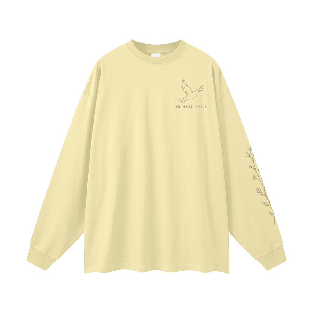 Rooted in Peace Women’s Long Sleeve Tee | Christian Dove Tee