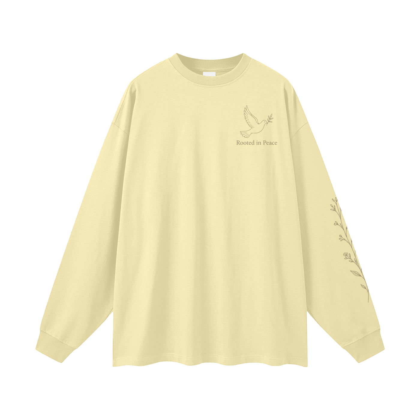 Rooted in Peace Women’s Long Sleeve Tee | Christian Dove Tee
