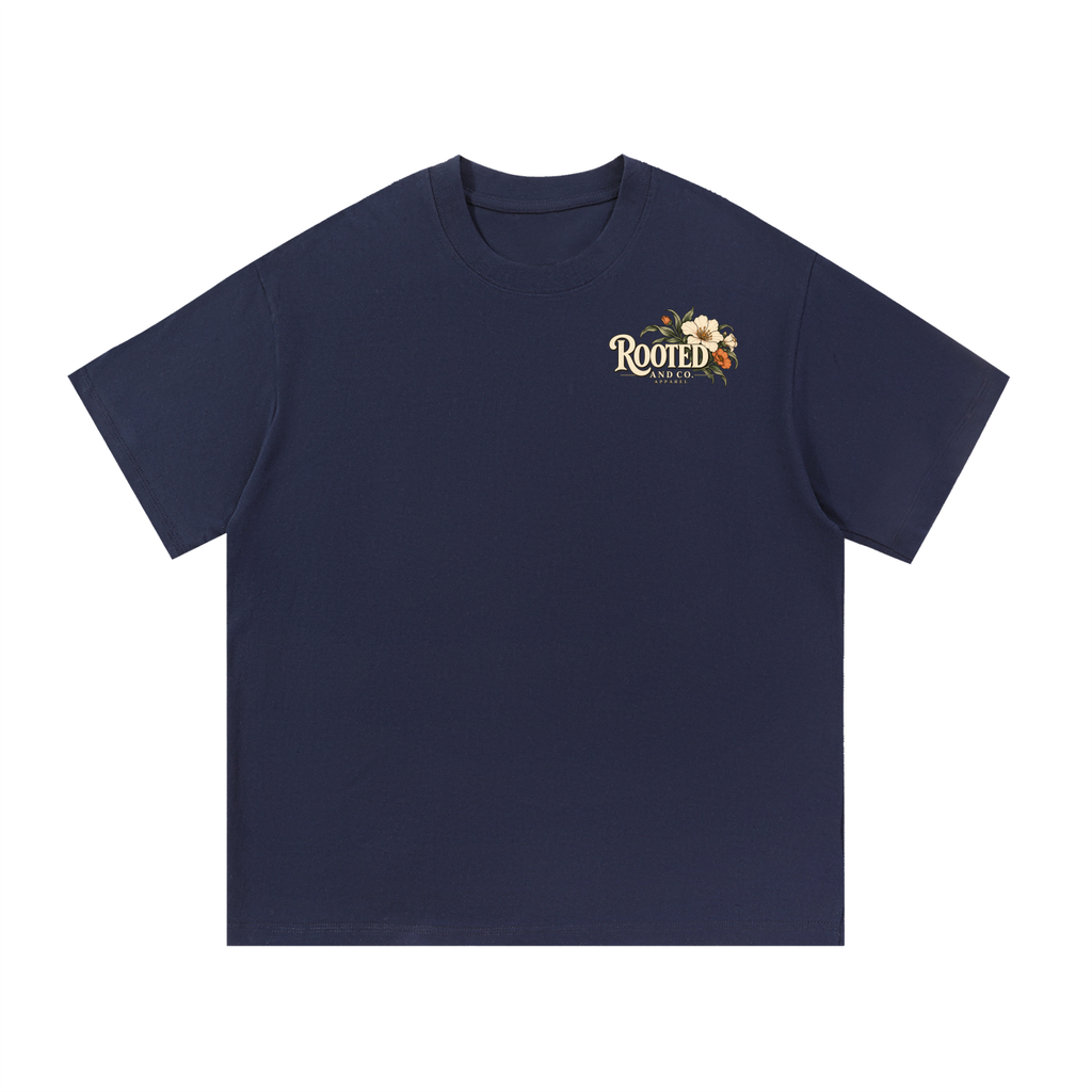 Rooted in Christ | Vintage Floral Christian Tee